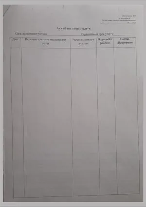 Образец договора платных медицинских услуг — страница 7